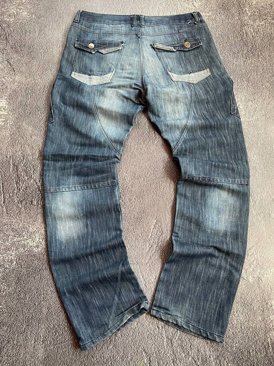 Other Vintage Y2K distressed fire faded cargo pants Size US 34 / EU 50 - 4 Thumbnail
