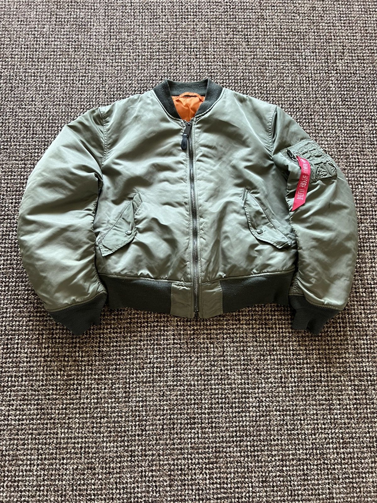 Alpha Industries Vintage Alpha Industries USAF MA-1 Reversible Bomber Jacket Size US M / EU 48-50 / 2 - 3 Thumbnail