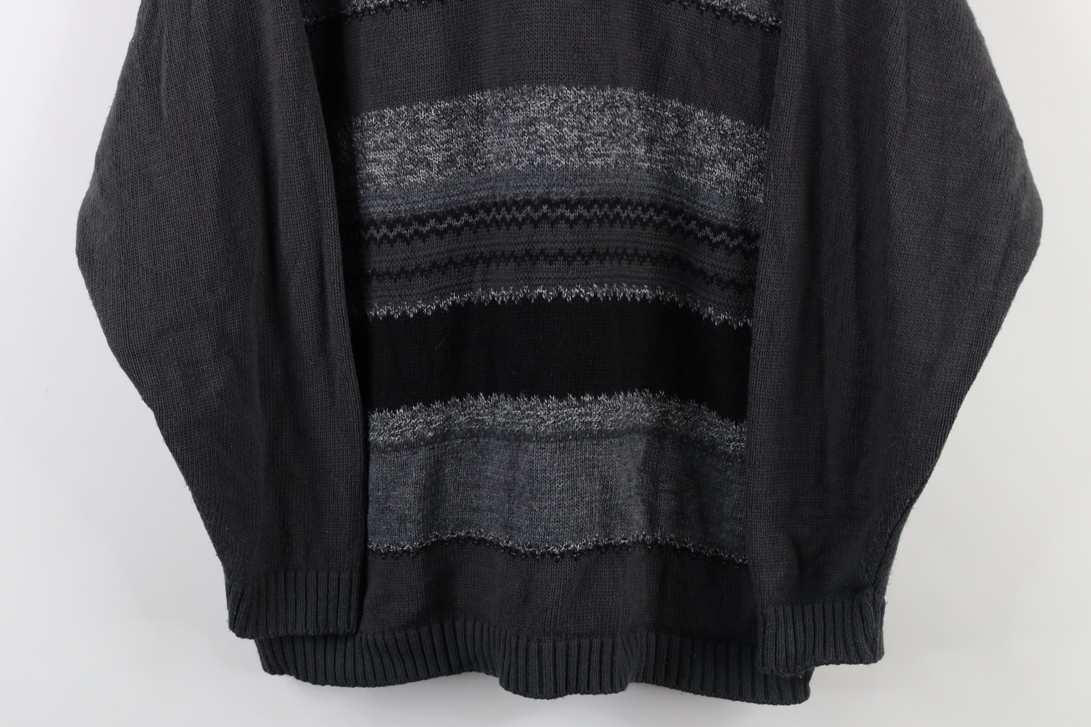 Vintage Vintage 90s Coogi Style Wool Blend Knit Striped Sweater Size US L / EU 52-54 / 3 - 3 Thumbnail