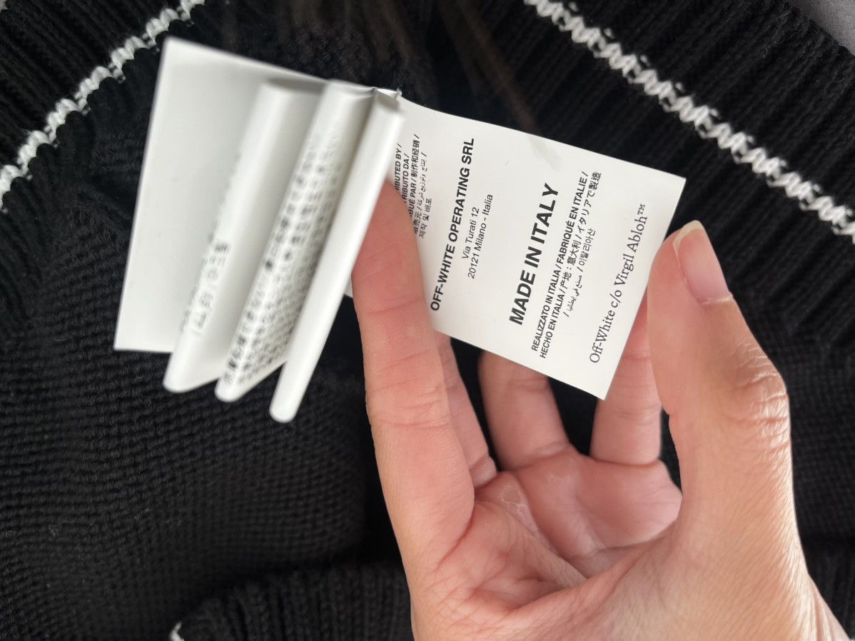 Off-White Off-white patch knit sweater Size US XXS / EU 40 - 9 Thumbnail