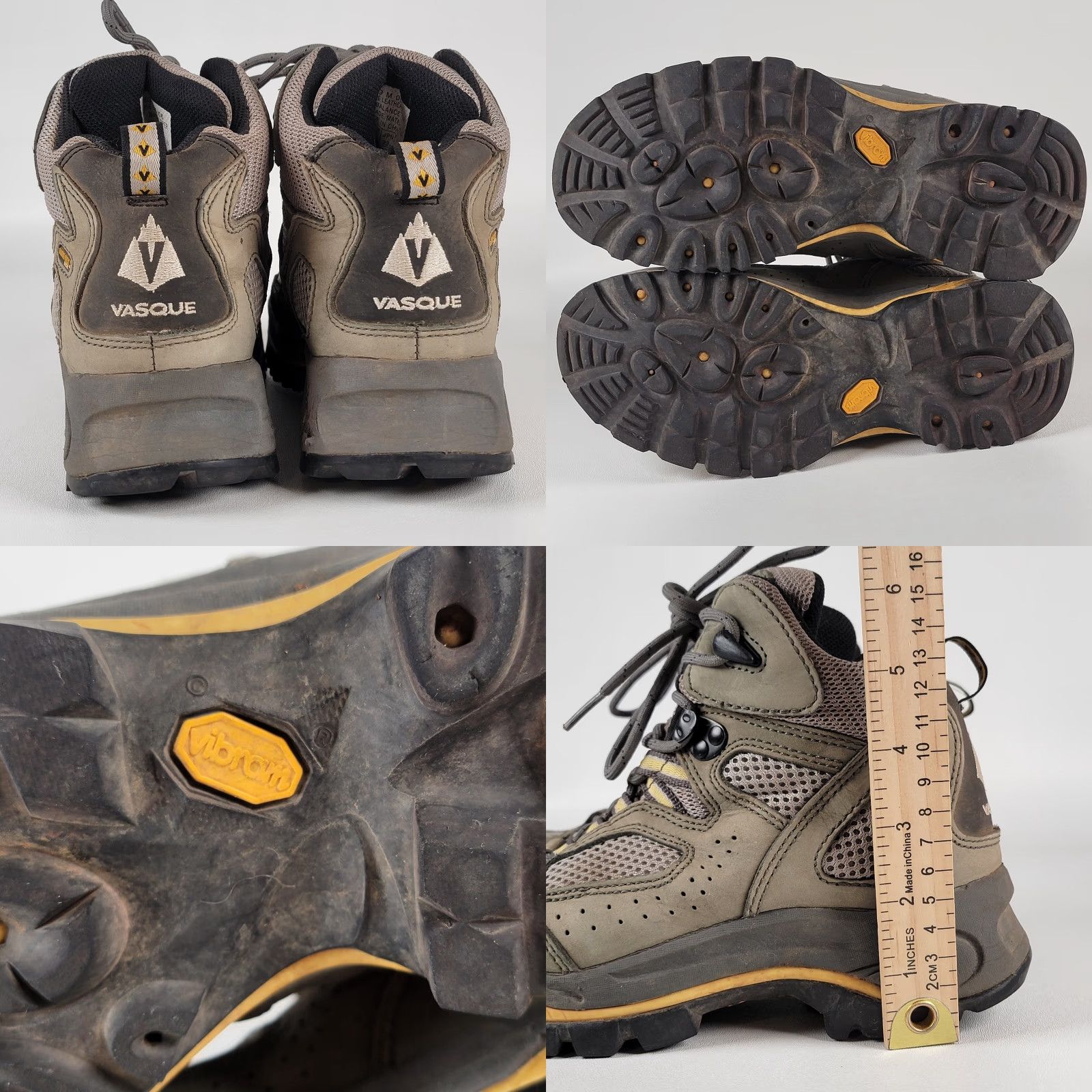 Vasque Vasque Leather Hiking Boot Waterproof Beige Women's Size 6.5 Lace Up Size US 7 / IT 37 - 8 Thumbnail