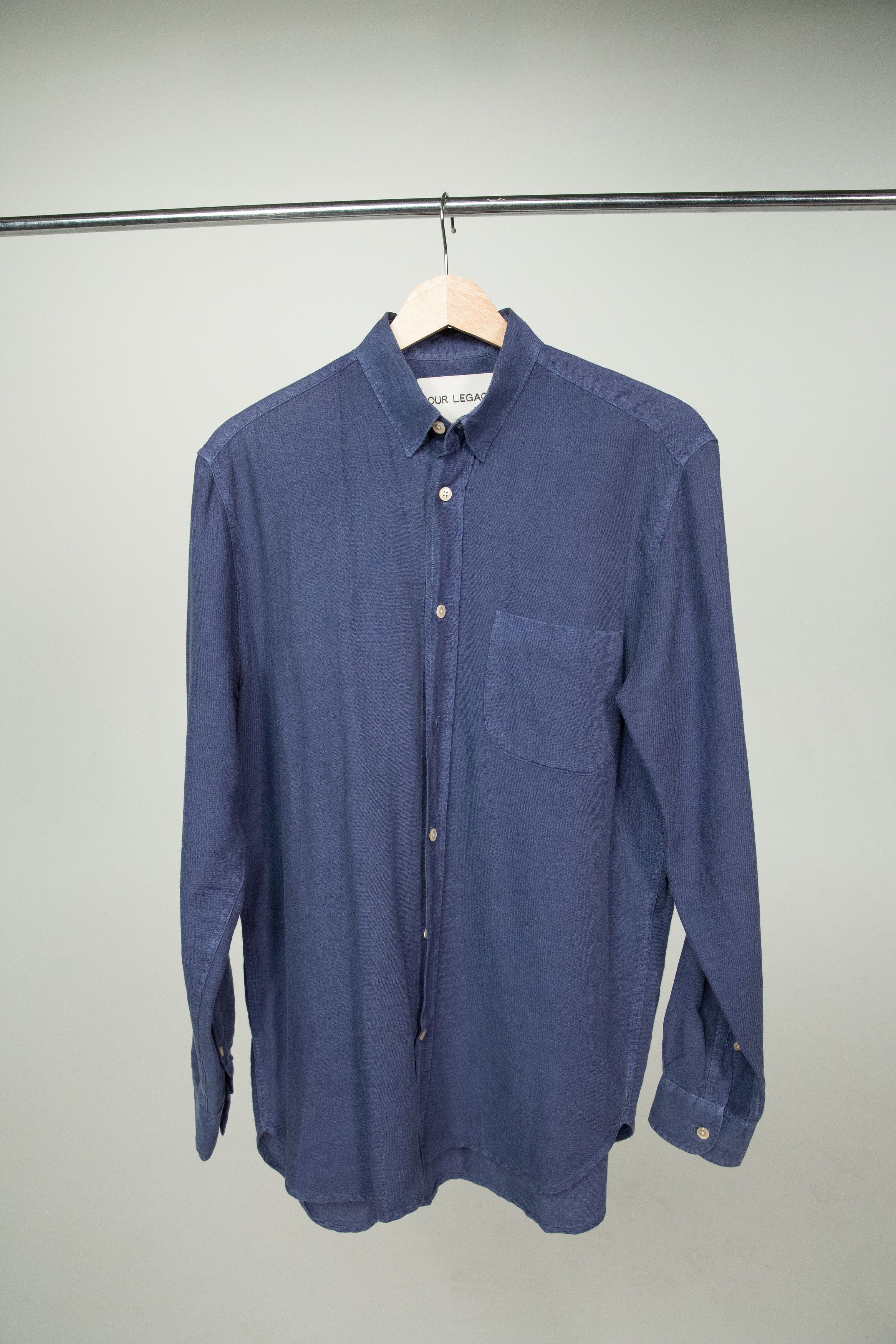 Our Legacy Our Legacy Generation Shirt in Blue Size US S / EU 44-46 / 1 - 1 Thumbnail