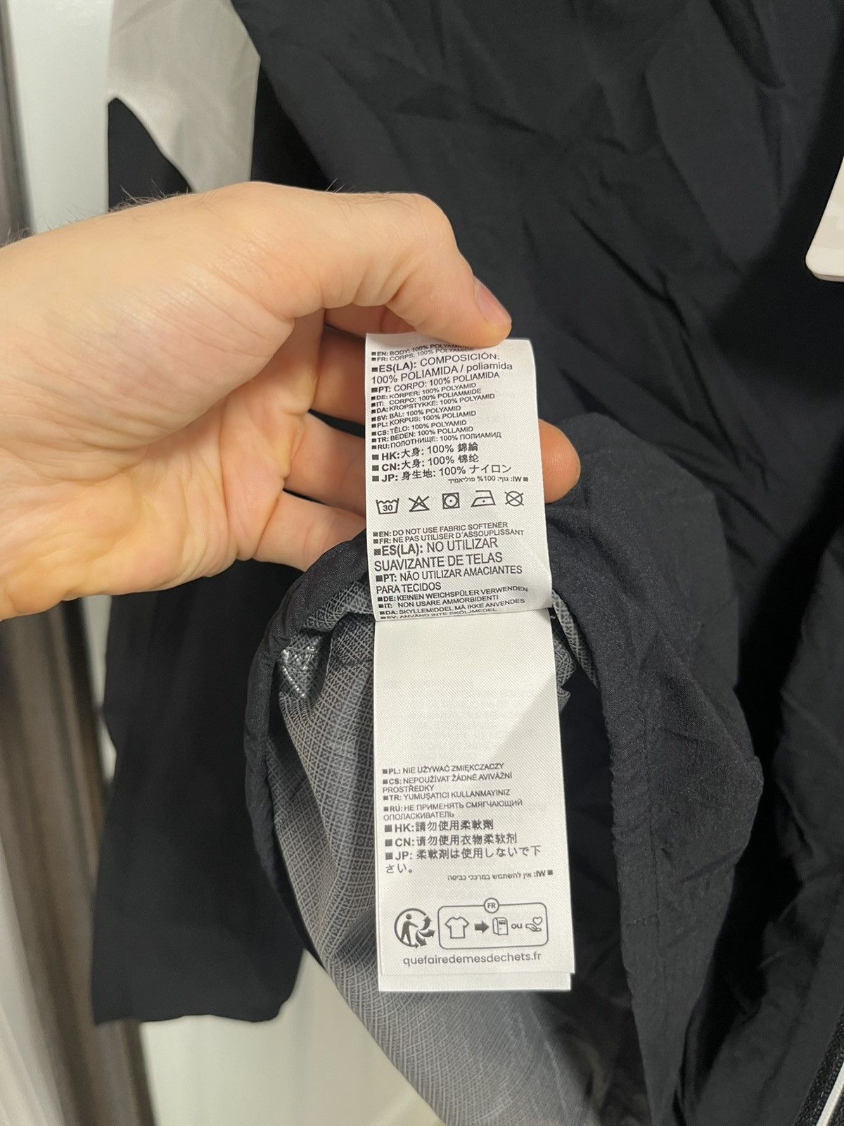Salomon SALOMON Bonatti Trail Jacket Pertex black and white Size US M / EU 48-50 / 2 - 7 Thumbnail