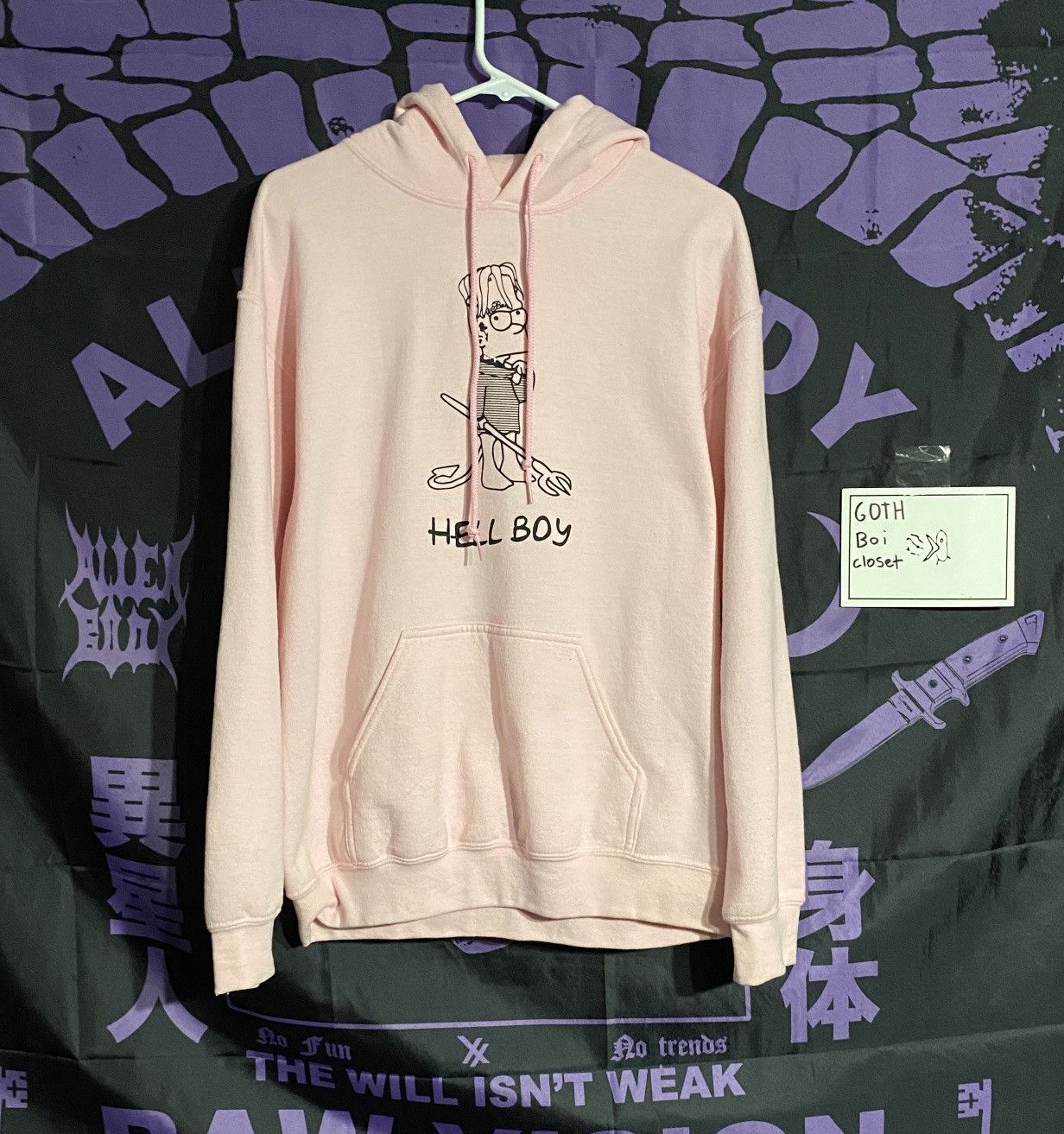 Lil Peep Lil Peep X Superrradical HELLBOY hoodie Size US M / EU 48-50 / 2 - 1 Thumbnail