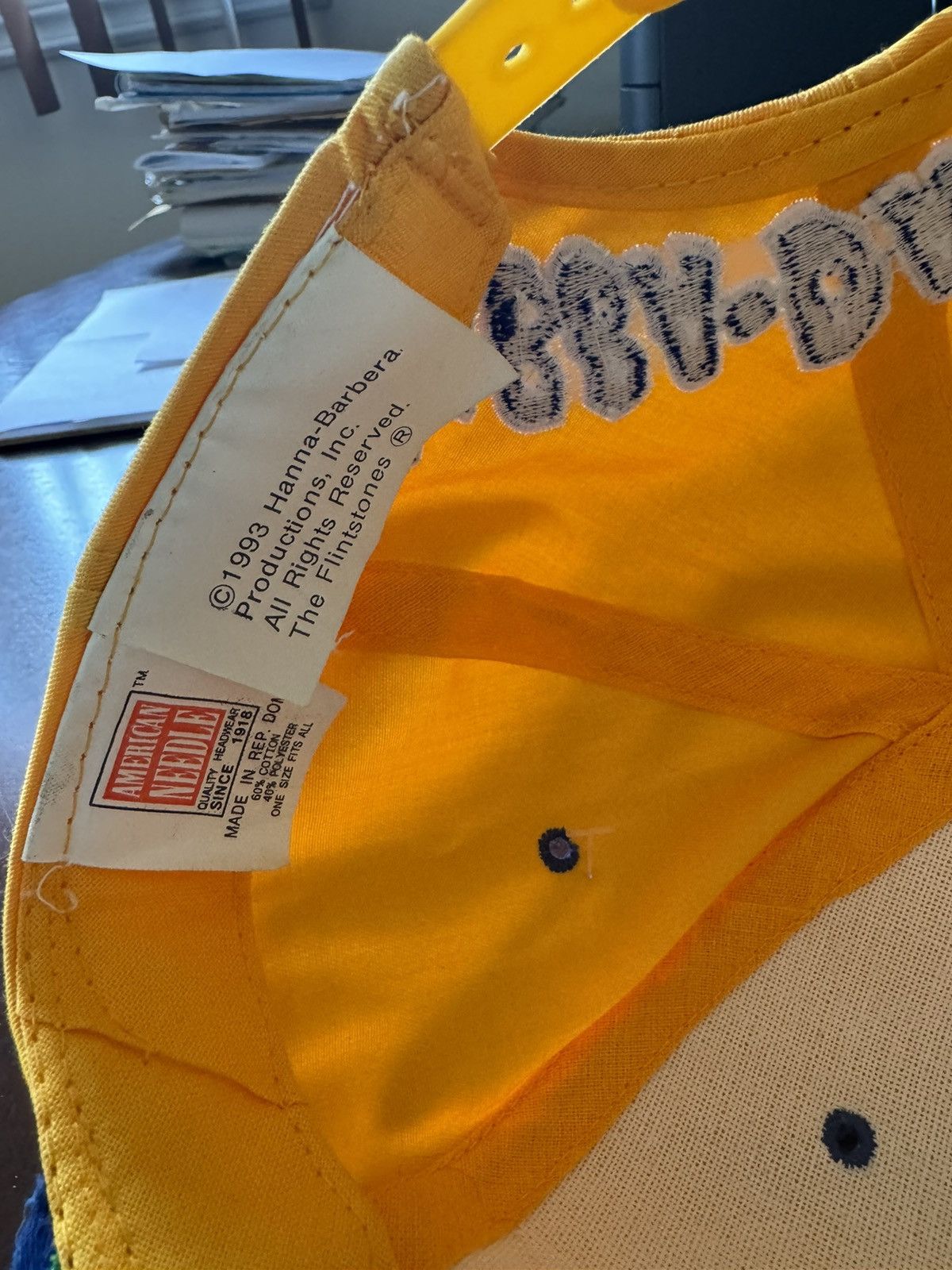 American Needle American Needle Fred Flinstone snap back hat 1993 Size ONE SIZE - 6 Thumbnail