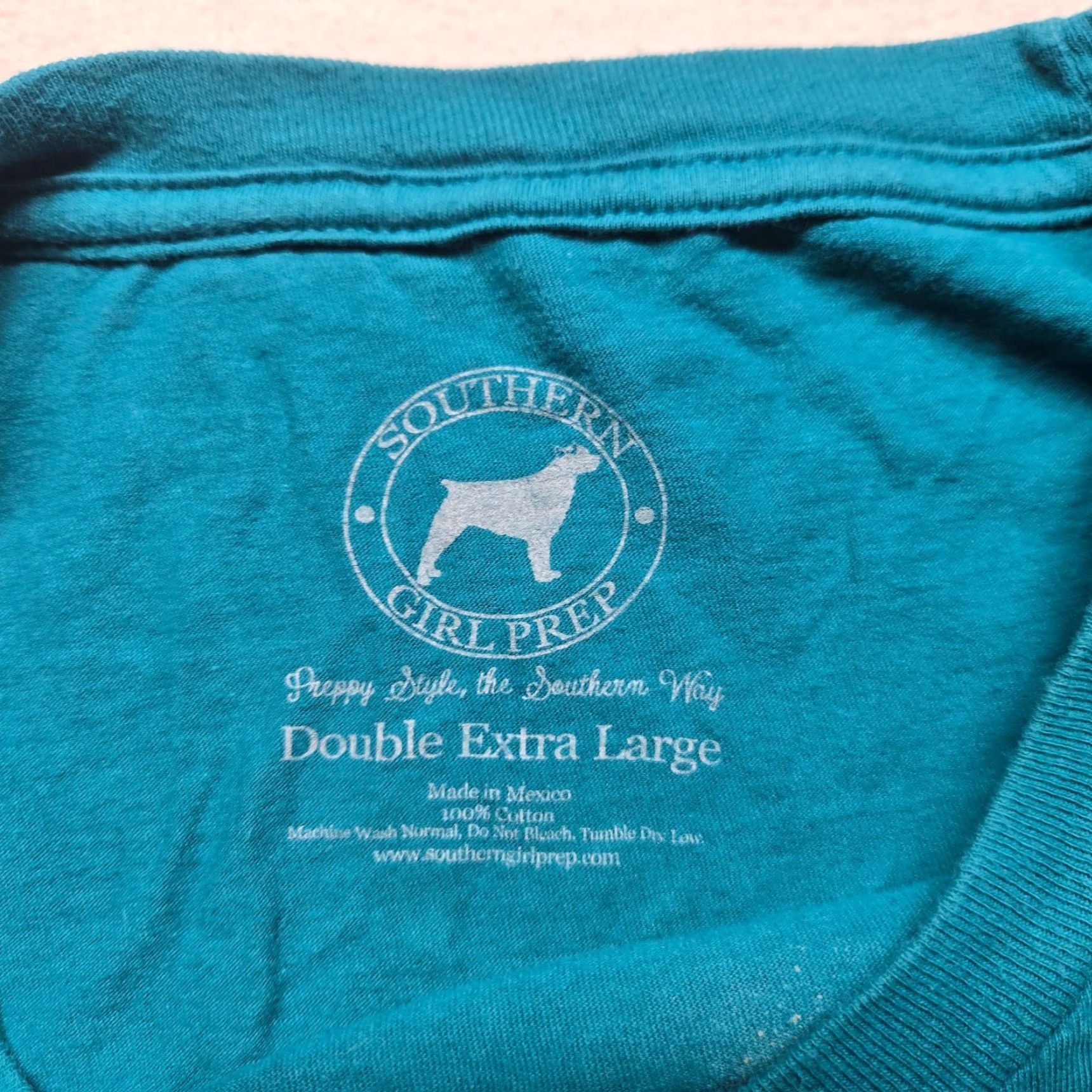Vintage VINTAGE Southern Girl Prep T-Shirt Short Sleeve Women's 2XL Blue Casual Summer 90s Size XXL / US 16-18 / IT 52-54 - 4 Thumbnail