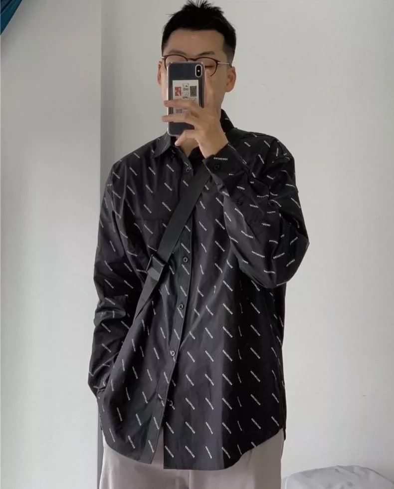Balenciaga Balenciaga size 38 Logo Full Print Single Breasted Casual Size M / US 6-8 / IT 42-44 - 8 Thumbnail