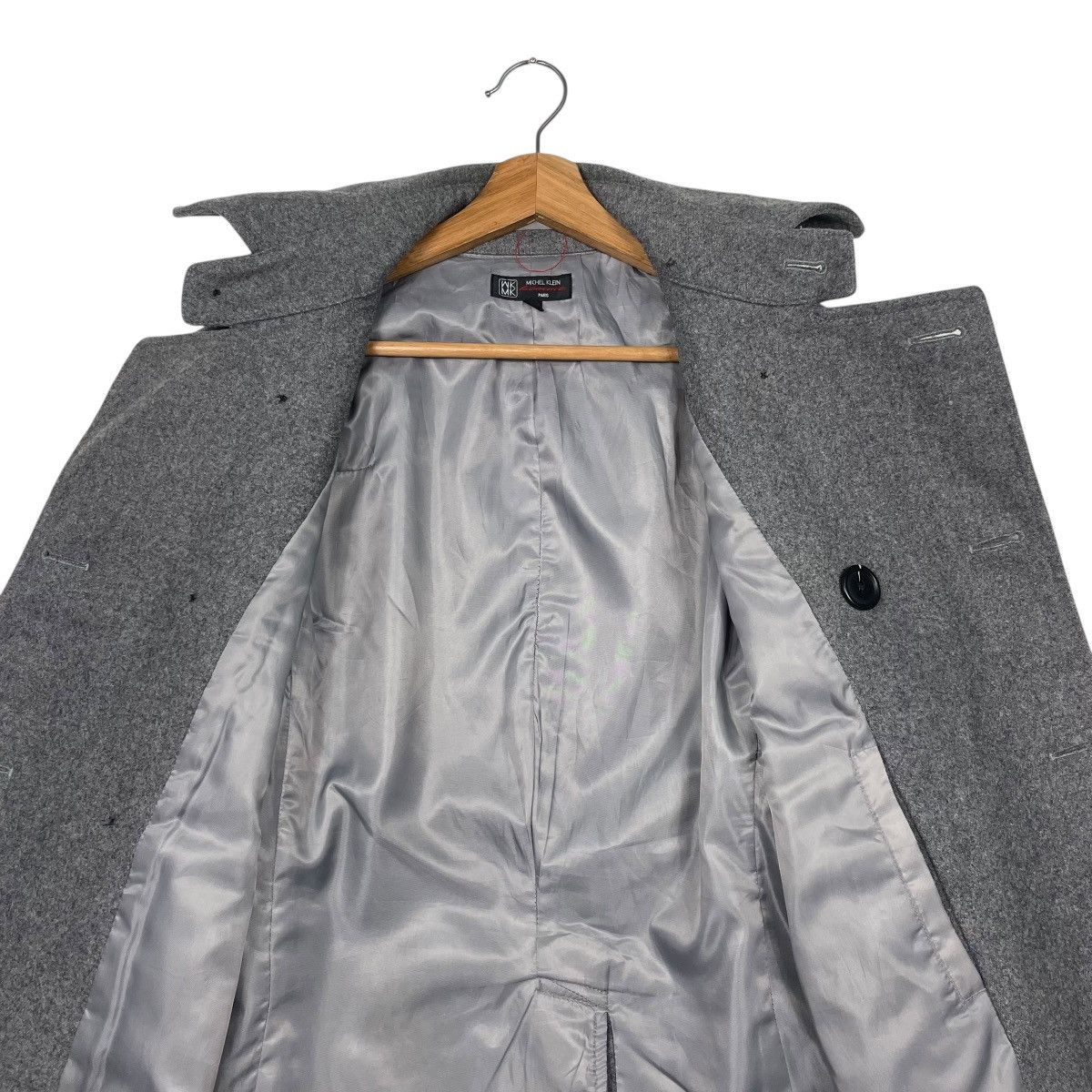 Michel Klein Michel Klein Double Breasted Wool Jacket Size US M / EU 48-50 / 2 - 12 Thumbnail