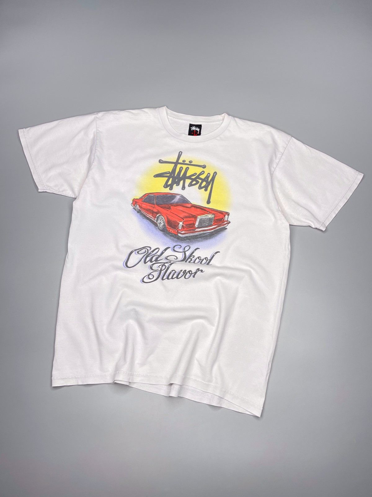 Vintage Stussy Car Old Skool Flavor Tee