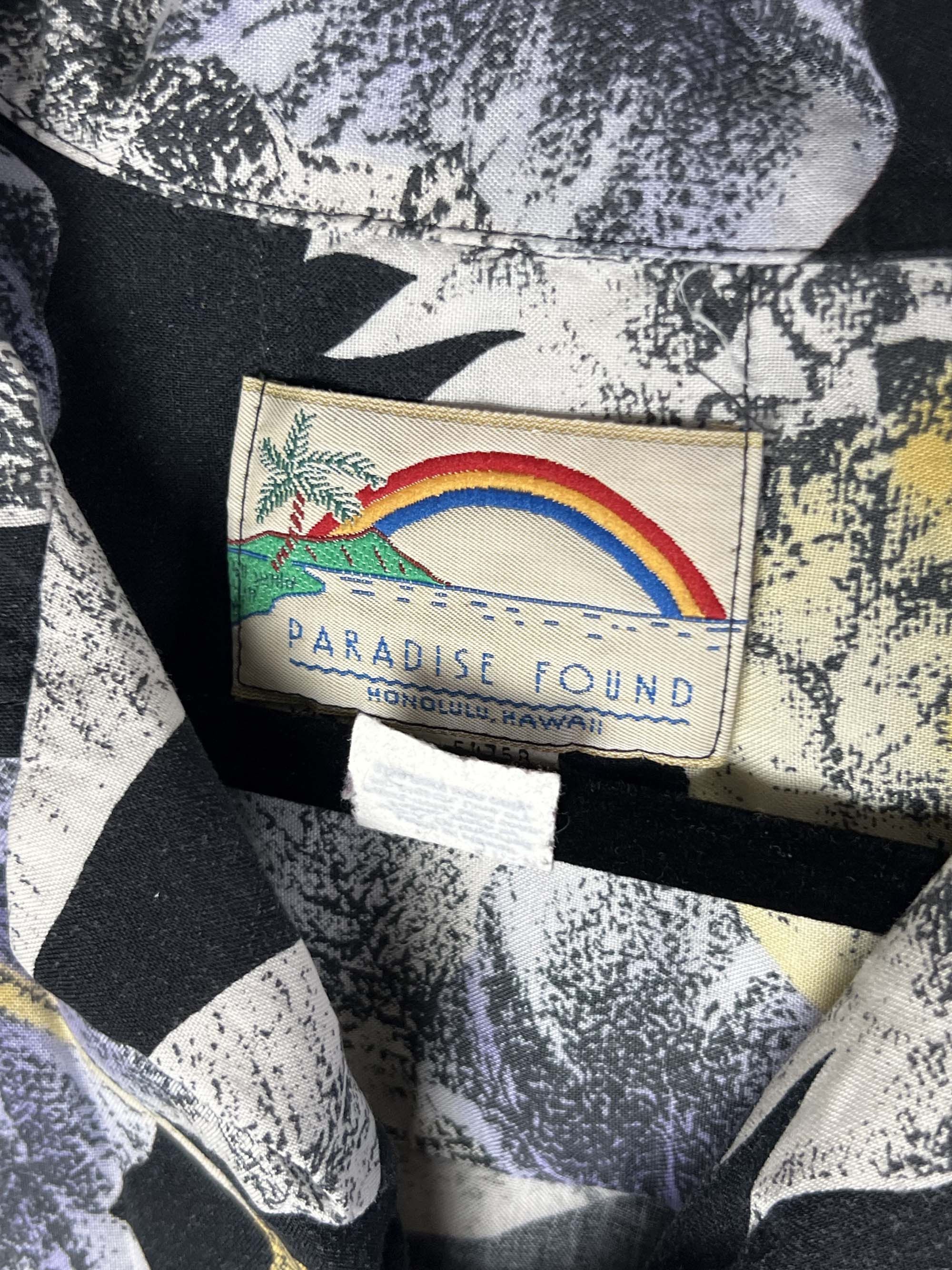 Paradise Found 1980's Paradise Found Hibiscus Pineapple Shirt -Magnum P.I. Size US L / EU 52-54 / 3 - 11 Thumbnail