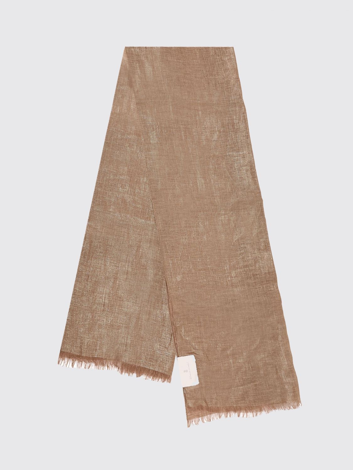 Brunello Cucinelli Brunello Cucinelli Scarf Woman Brown Size ONE SIZE - 1 Thumbnail