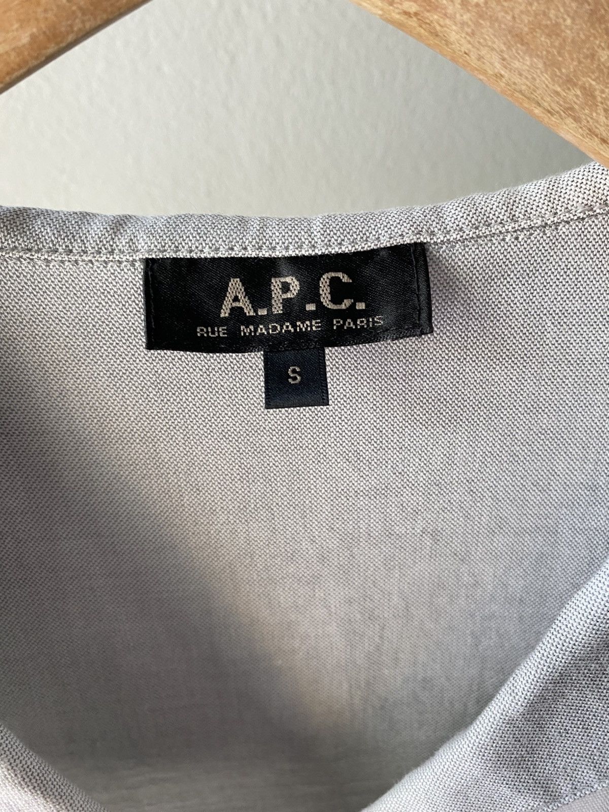 A.P.C. A.P.C. Light Gray Sailor Tee Size S / US 4 / IT 40 - 3 Thumbnail