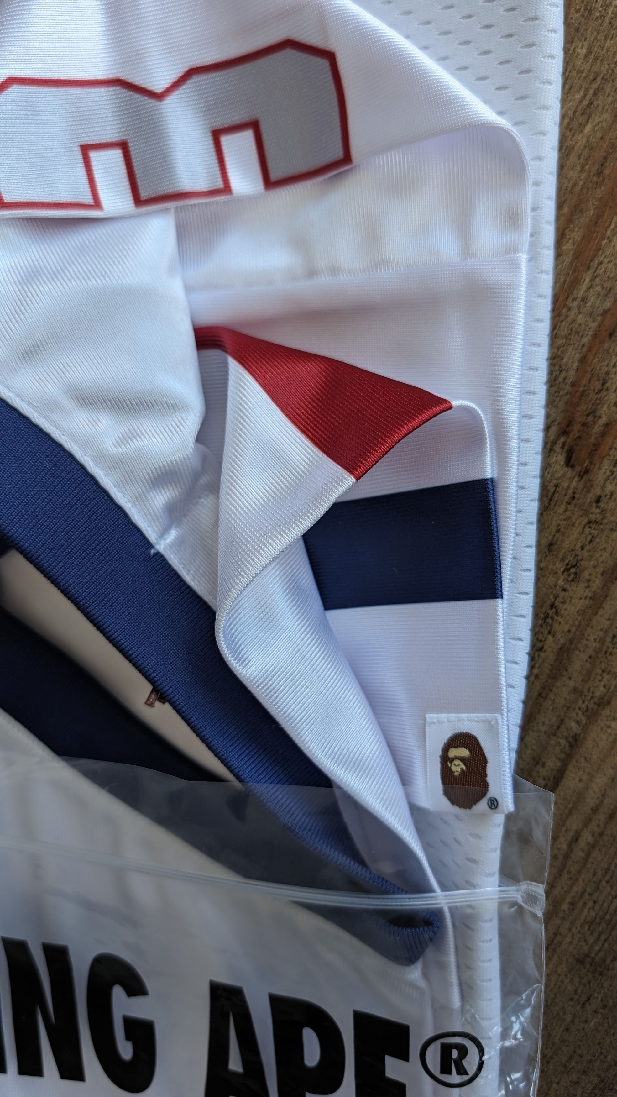 Bape BAPE - Football Jersey Patriots Size US XL / EU 56 / 4 - 8 Thumbnail