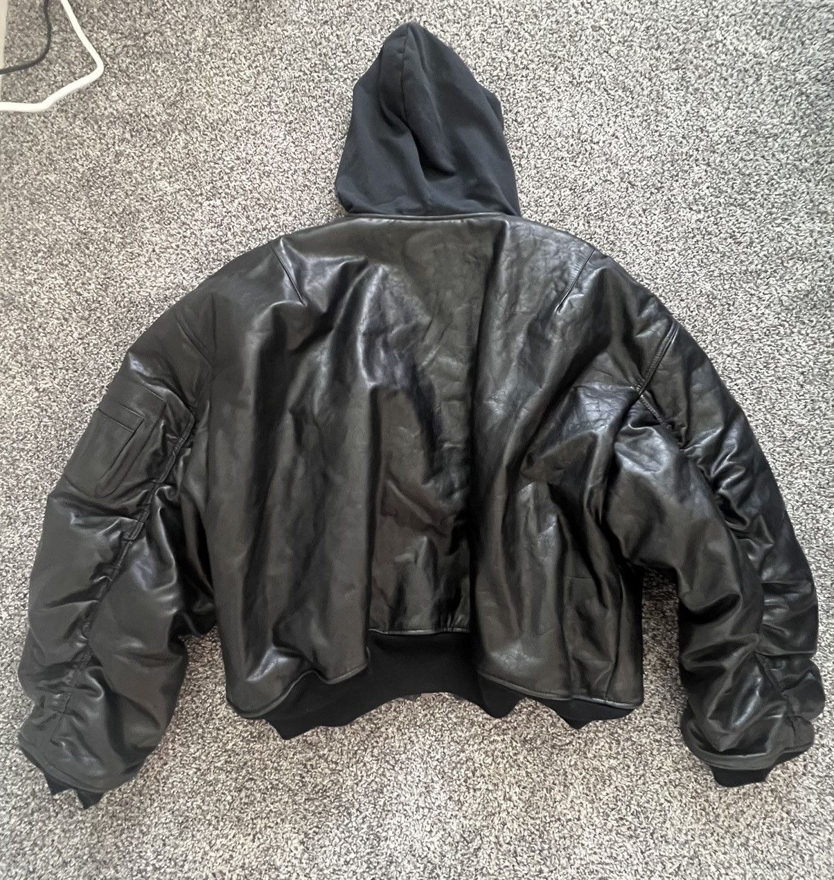 Balenciaga *RARE* BALENCIAGA Leather Bomber Size US S / EU 44-46 / 1 - 6 Thumbnail