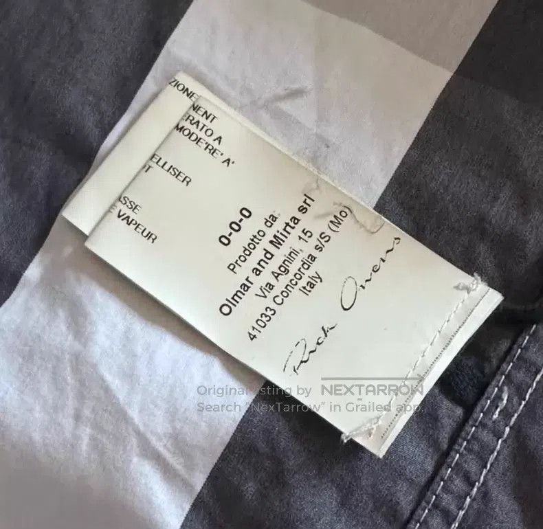 Rick Owens Rick Owens 14ss shirt Size US M / EU 48-50 / 2 - 5 Thumbnail