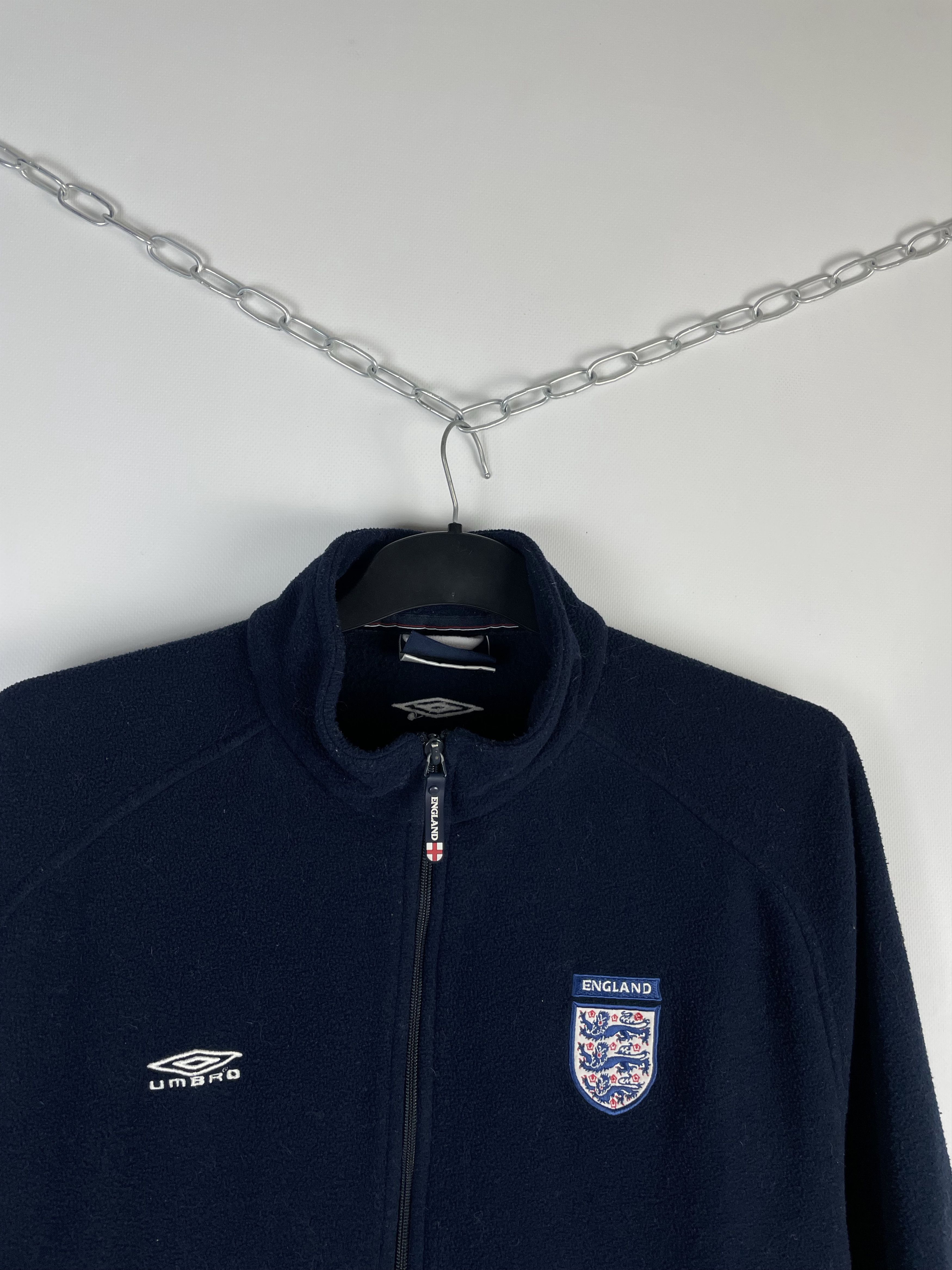 Umbro Vintage Umbro England soccer fleece sweatshirt zip 1/4 Size US L / EU 52-54 / 3 - 4 Thumbnail