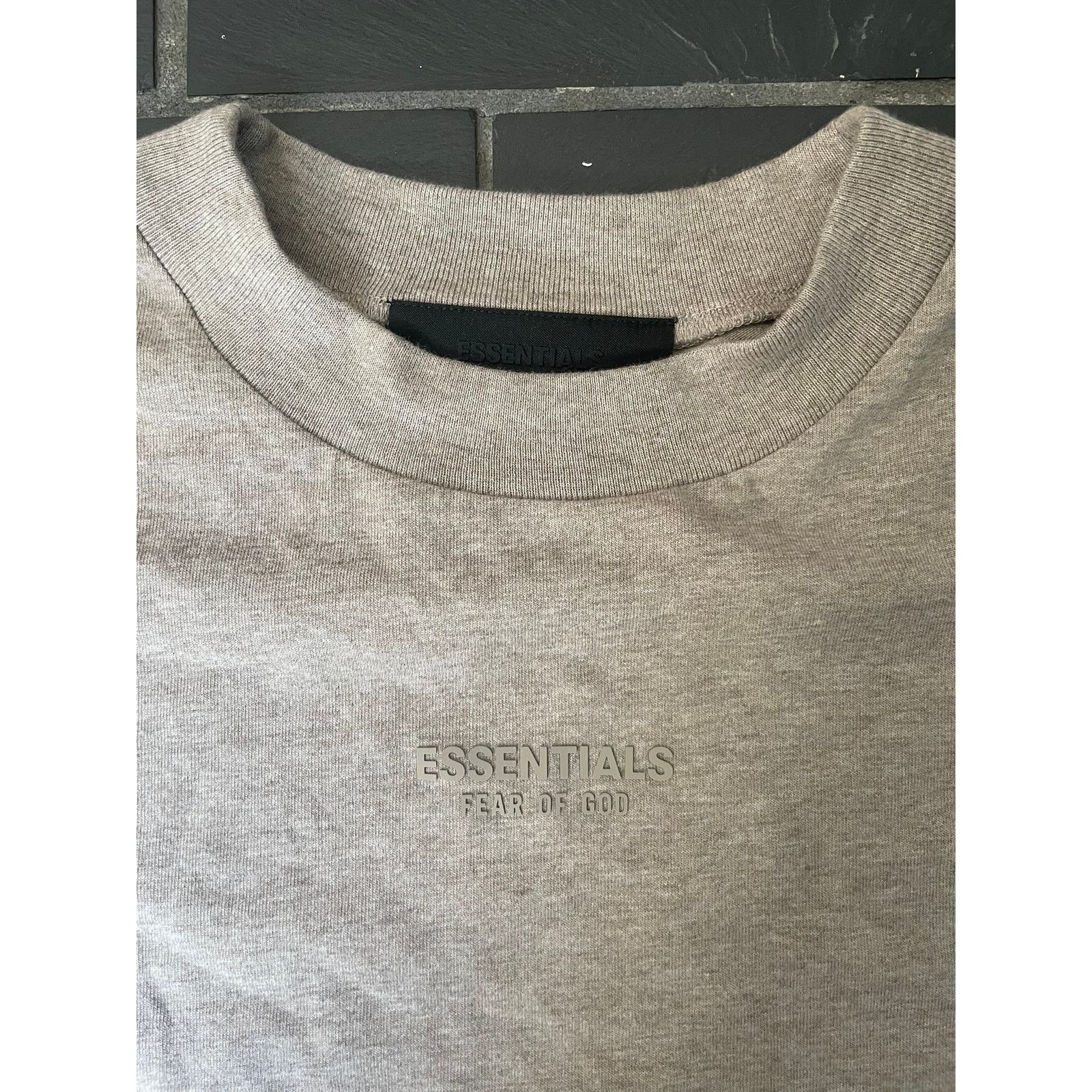Essentials New Essentials Fear Of God Oversized Oatmeal Tshirt Size US M / EU 48-50 / 2 - 2 Thumbnail