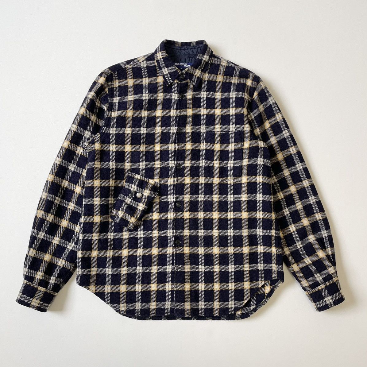 Comme des Garcons A/W 05 ‘Utility Pocket’ Check Flannel Shirt Size US M / EU 48-50 / 2 - 1 Thumbnail