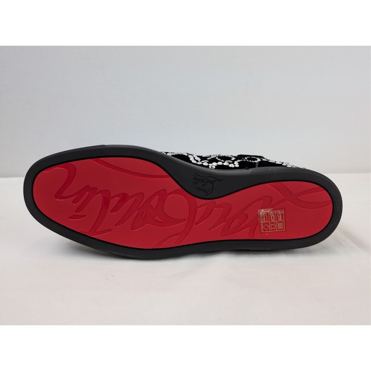 Christian Louboutin o1rshd1 Octolouis Strass Sneakers in Black/Crystal Size US 12 / EU 45 - 12 Thumbnail