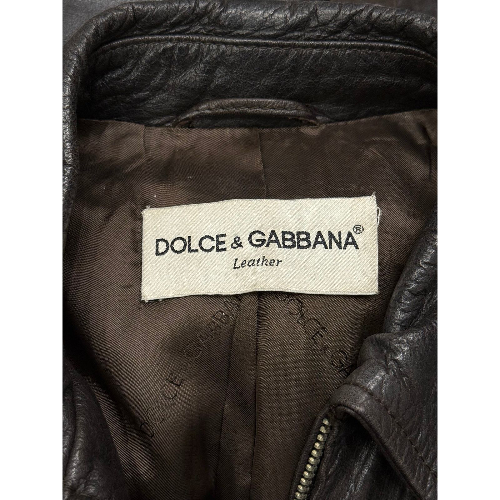 Dolce & Gabbana 1990s Dolce & Gabbana leather belted coat Size M / US 6-8 / IT 42-44 - 10 Thumbnail