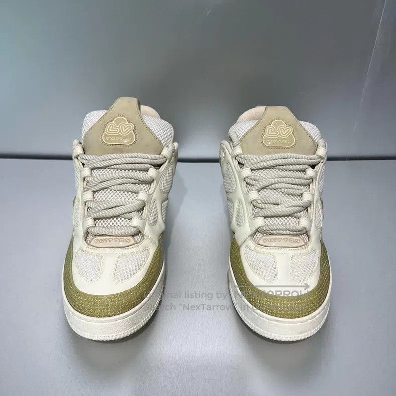 Louis Vuitton Louis Vuitton Skate White Brown Bread Shoes Size US 9 / EU 42 - 2 Thumbnail