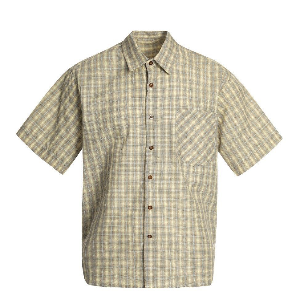 Japanese Brand × Vintage Men's loose casual Japanese plaid short-sleeved shirt Size US M / EU 48-50 / 2 - 1 Thumbnail