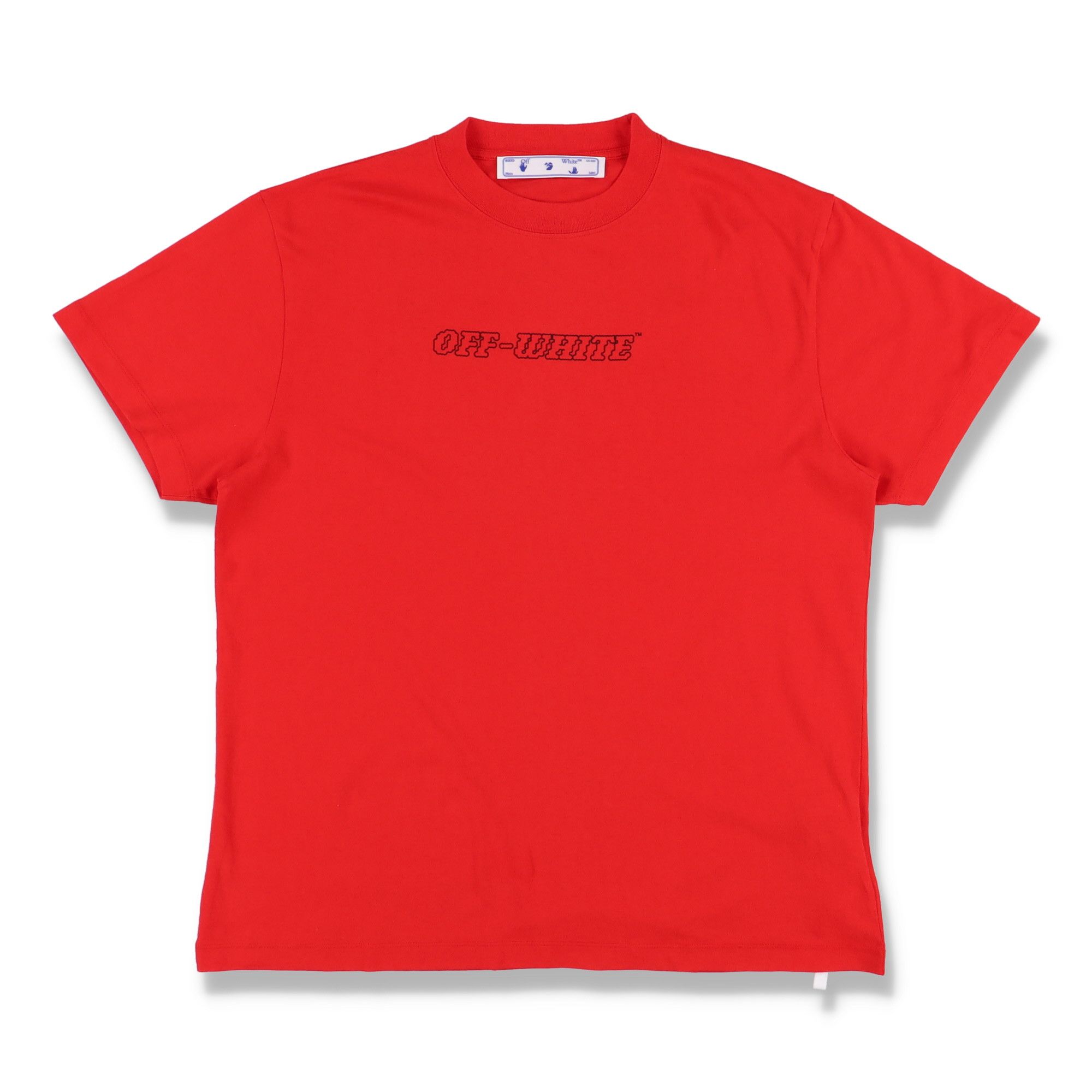 Off-White Red Pascal Hand Gun Logo Oversized T-Shirt Size US M / EU 48-50 / 2 - 5 Thumbnail