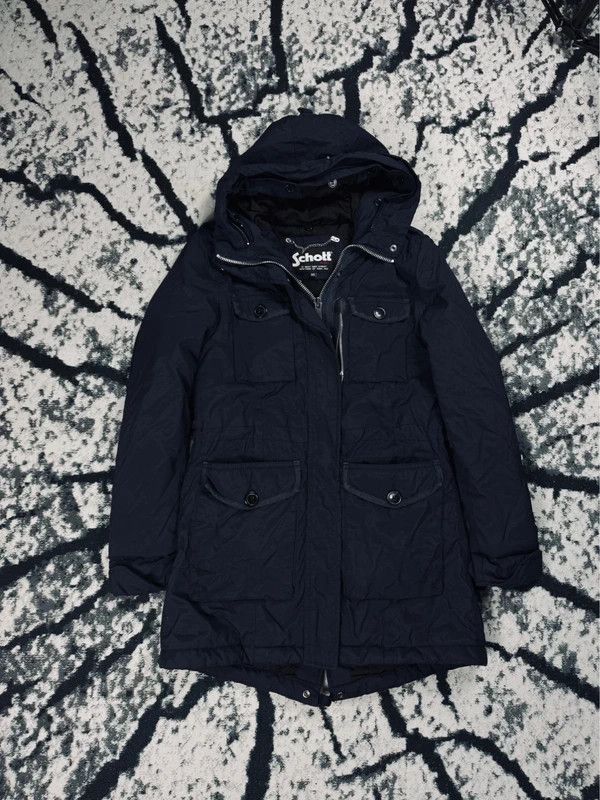 Schott Schott insulated parka jacket, navy blue, XS Size XS / US 0-2 / IT 36-38 - 1 Thumbnail