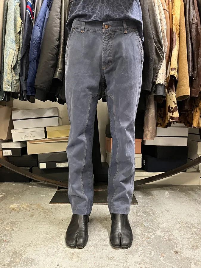 Burberry 2000s Burberry Navy Light Worker Pants Size US 31 - 2 Thumbnail
