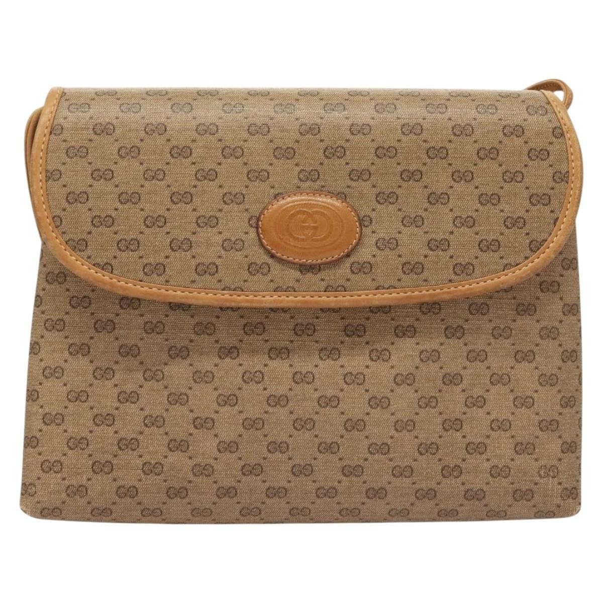 Gucci GUCCI Micro GG Supreme Shoulder Bag Pvc Beige Gold 49 001 Size ONE SIZE - 2 Thumbnail