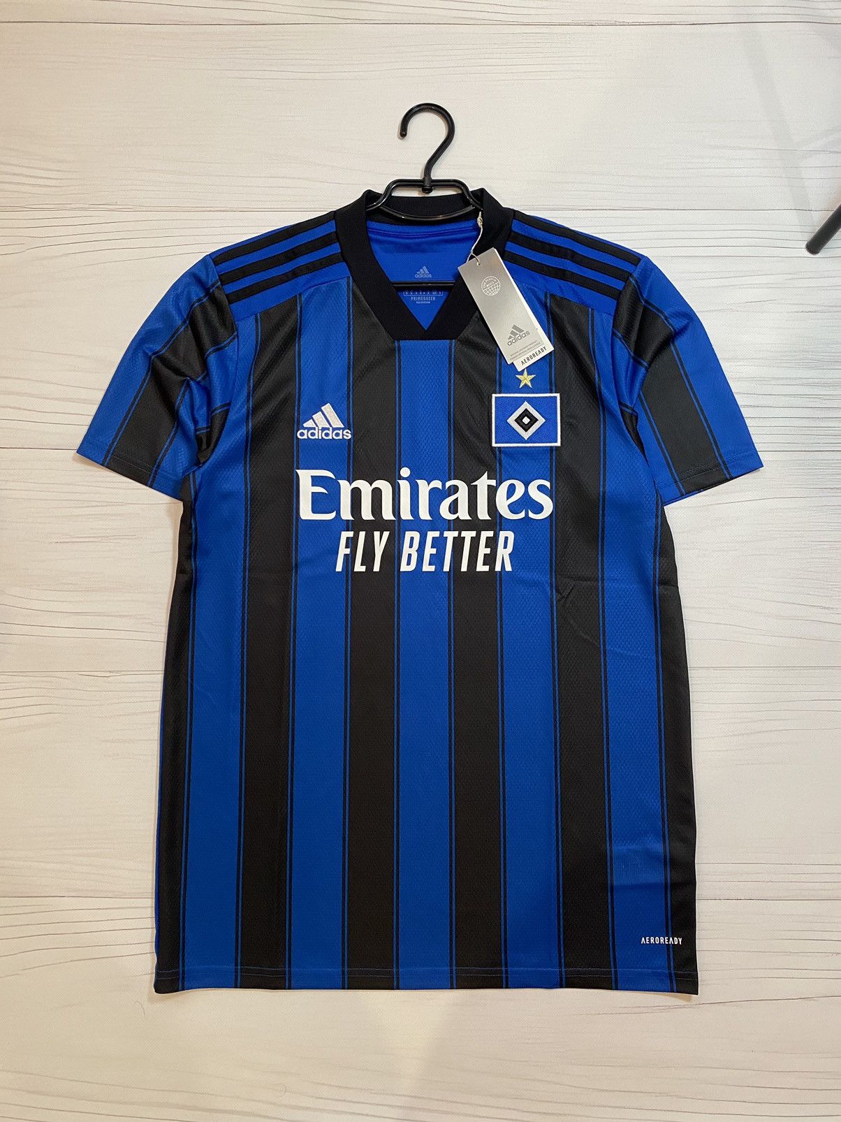Adidas Hamburg 2021/2022 away soccer jersey y2k football t shirt Size US M / EU 48-50 / 2 - 1 Thumbnail
