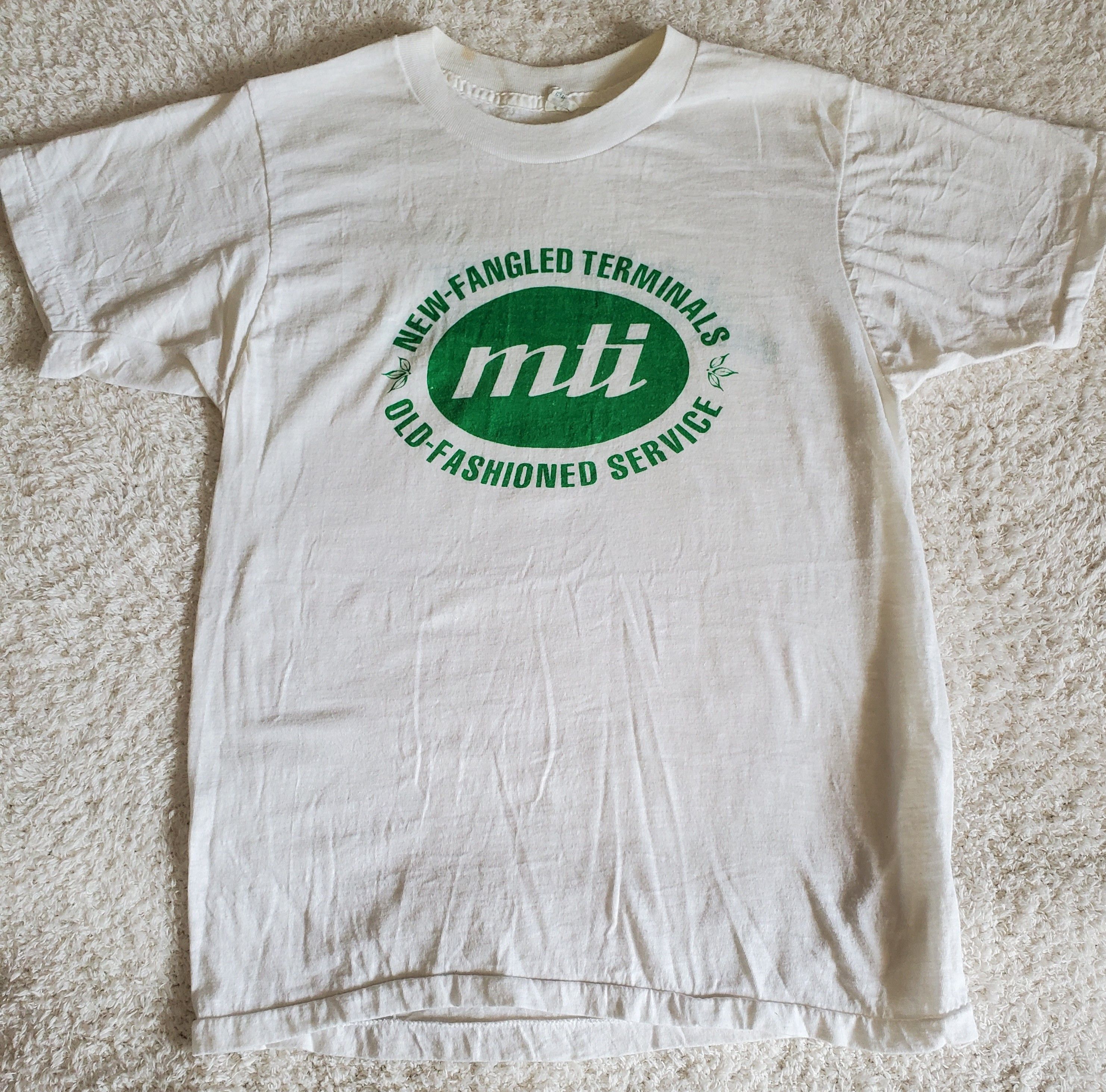 Vintage MTI airport vintage t-shirt 80s Size US M / EU 48-50 / 2 - 1 Thumbnail