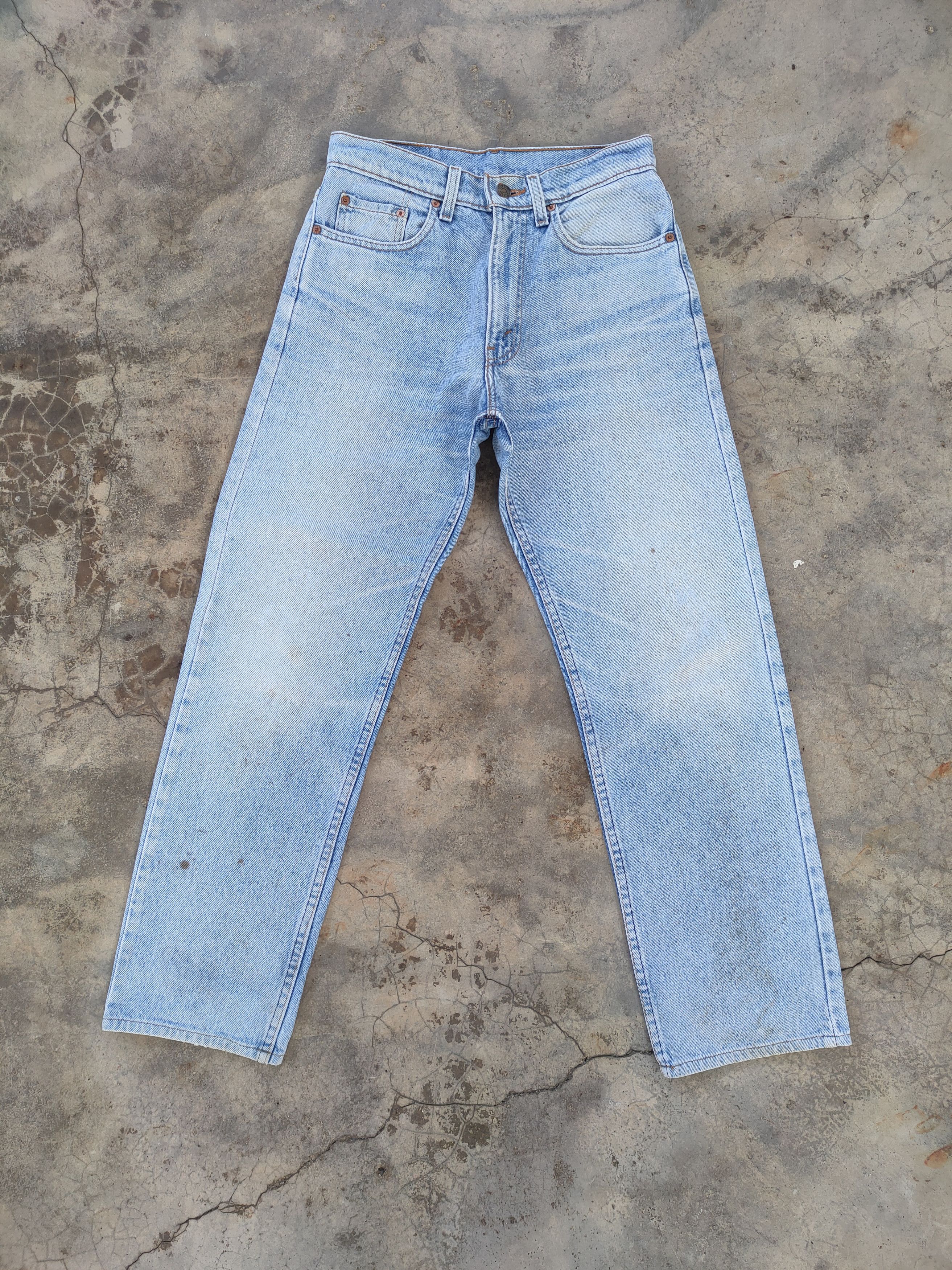 Levi's Vintage Clothing VINTAGE LEVI'S 510 94' USA FADED RIPPED JEANS DENIM PANTS Size US 29 - 2 Thumbnail