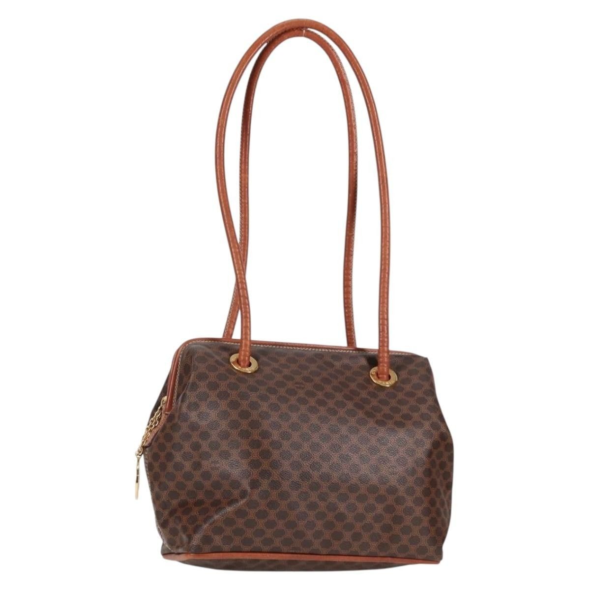 Celine Celine Vintage Macadam Shoulder Bag Macadam Canva Vinyl Size ONE SIZE - 1 Thumbnail