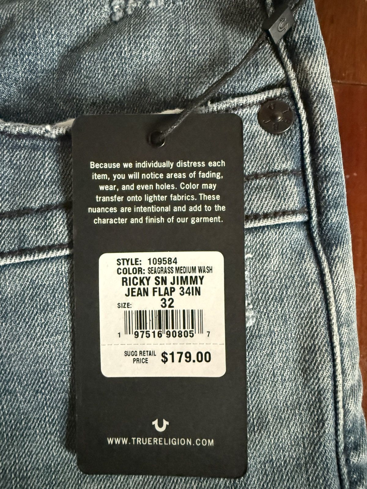 True Religion True Religion Jeans Size US 32 / EU 48 - 5 Thumbnail