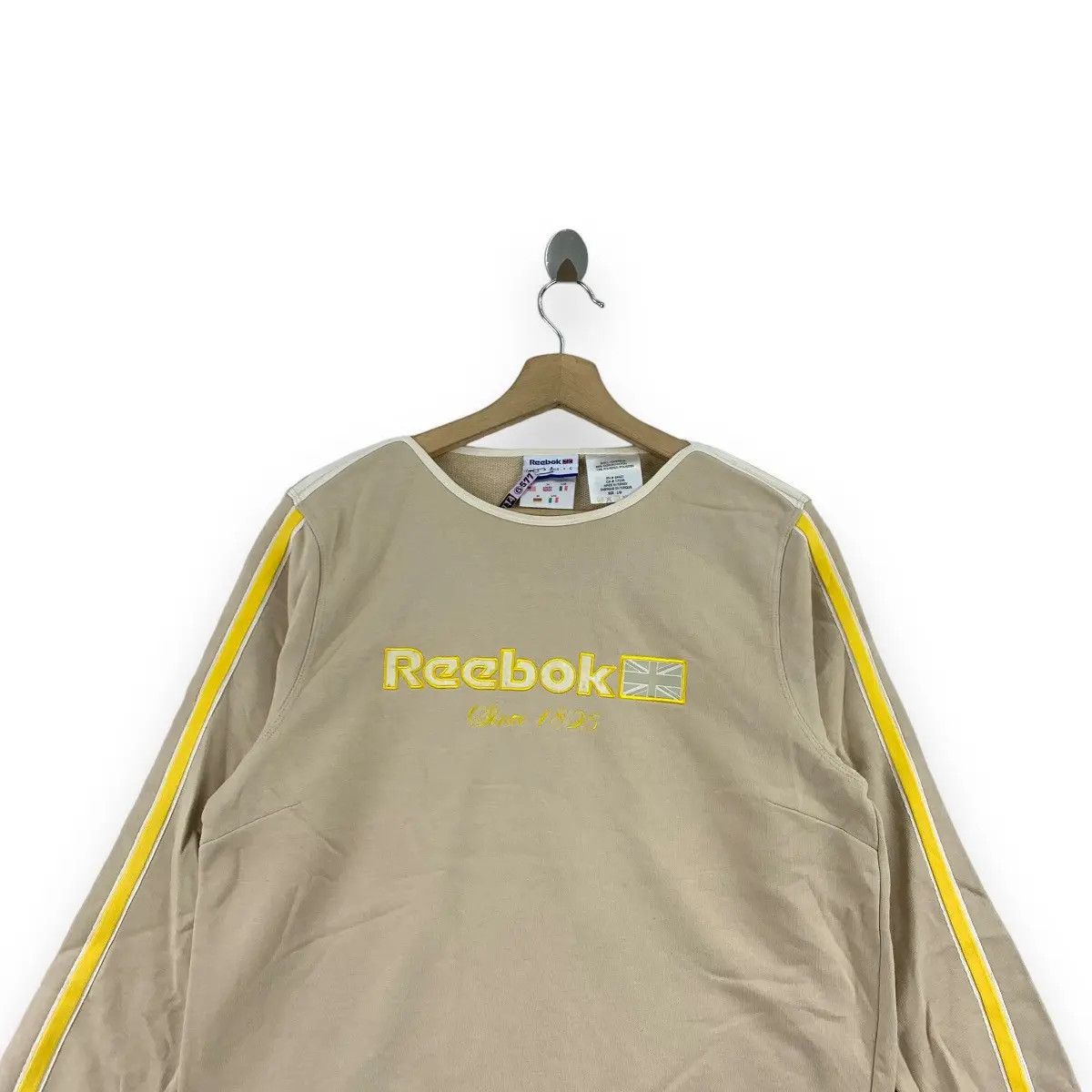 Reebok Vintage REEBOK CLASSIC Great Britain Flag Embroidered Size L / US 10 / IT 46 - 3 Thumbnail