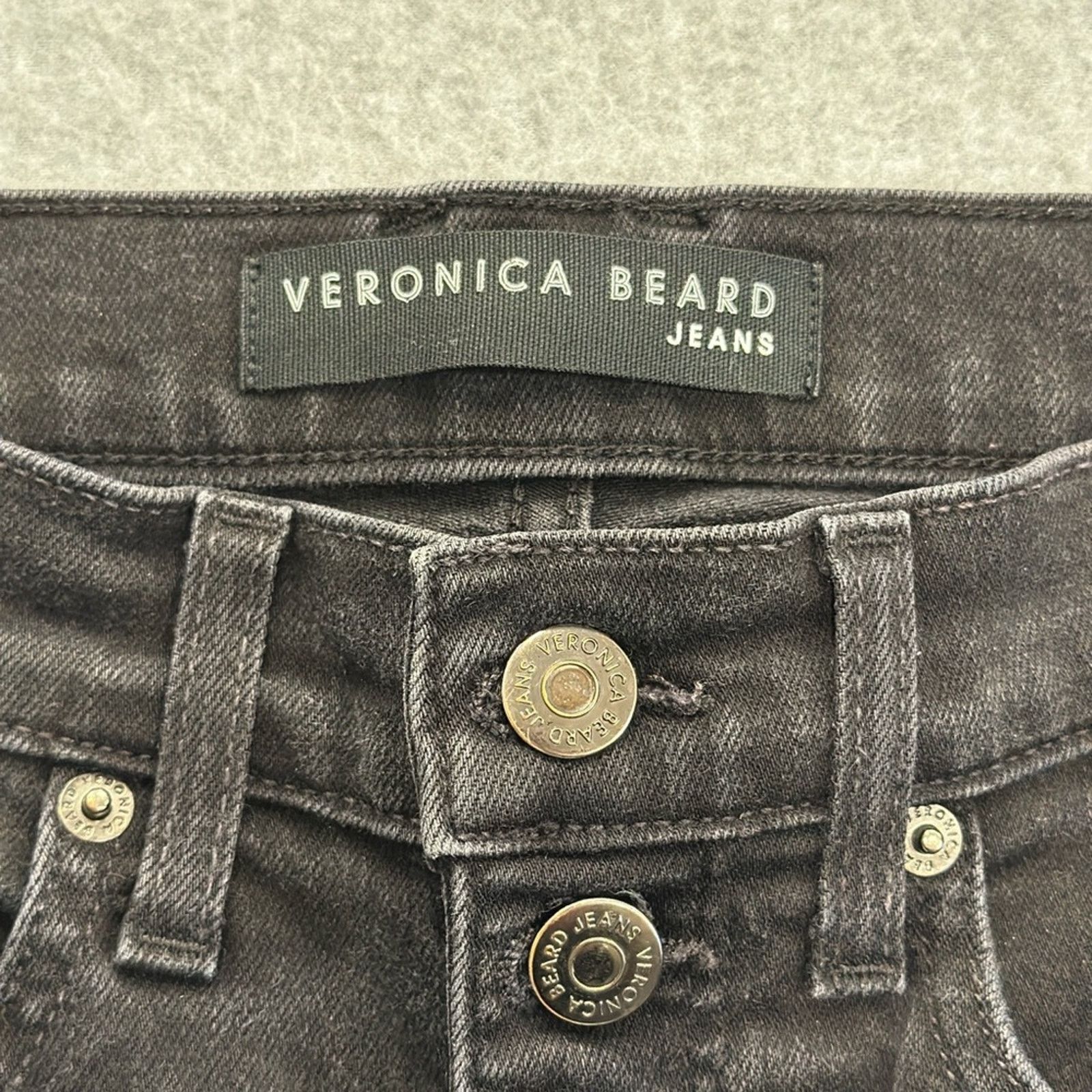 Veronica Beard Veronica Beard Debbie Skinny Jeans - Onyx Size 26" / US 2 / IT 38 - 2 Thumbnail