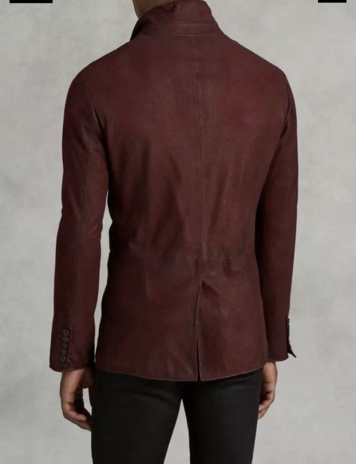 John Varvatos Woodward Multibutton Suede Jacket EU 50 USA 40 Size US M / EU 48-50 / 2 - 2 Thumbnail