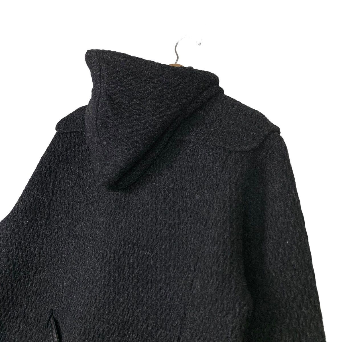 Japanese Brand LES VIS a BOIS Hooded Duffle Coat Wool Overcoat #0378-C17 Size US M / EU 48-50 / 2 - 8 Thumbnail