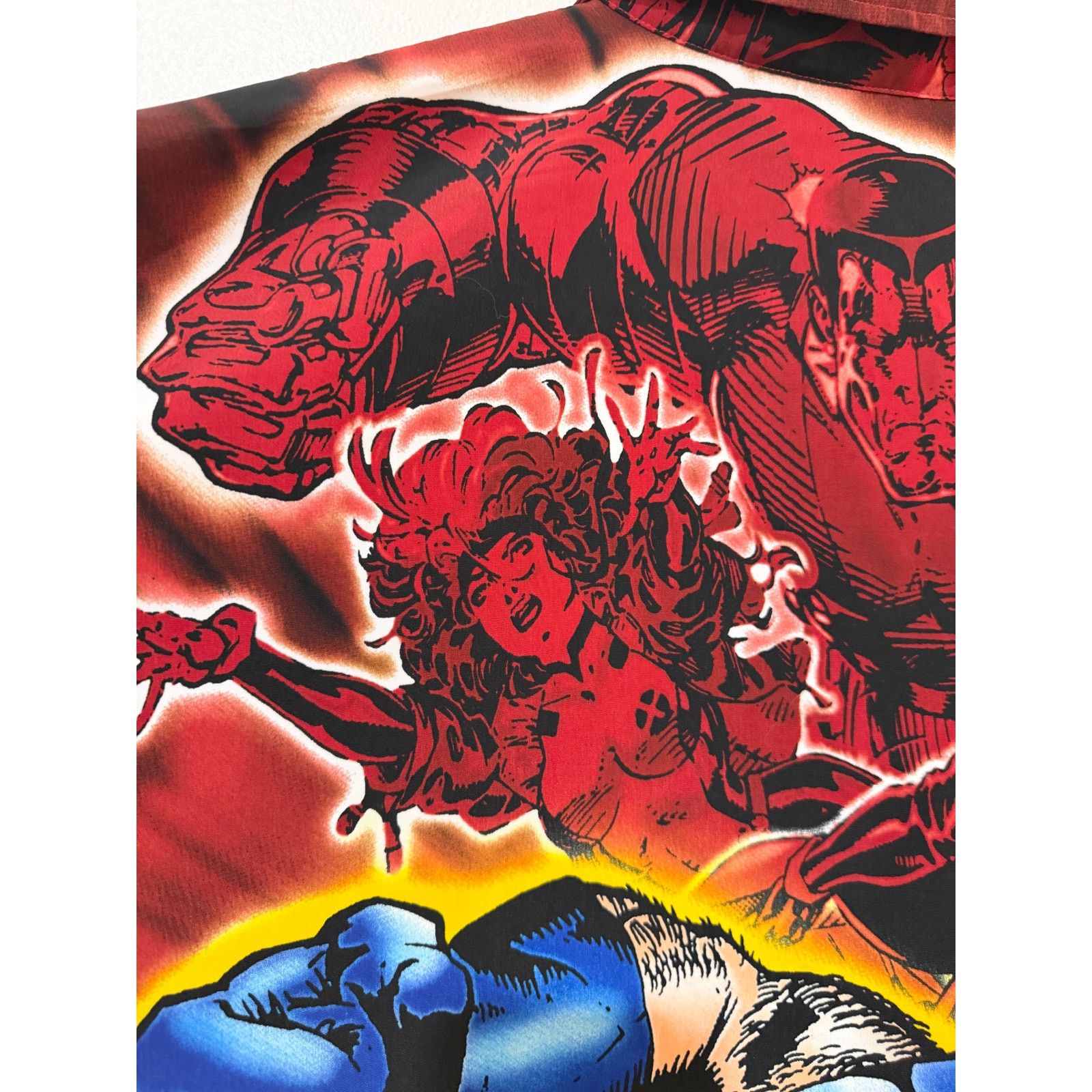 Marvel Comics Y2K Marvel X-Men Wolverine All Over Print Button Up size XL Size US XL / EU 56 / 4 - 5 Thumbnail