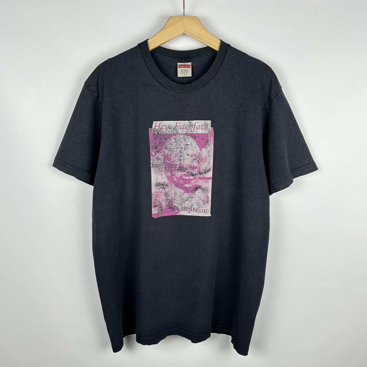 Supreme Supreme Hey Fuckface big logo tee ss18 Size US L / EU 52-54 / 3 - 1 Thumbnail