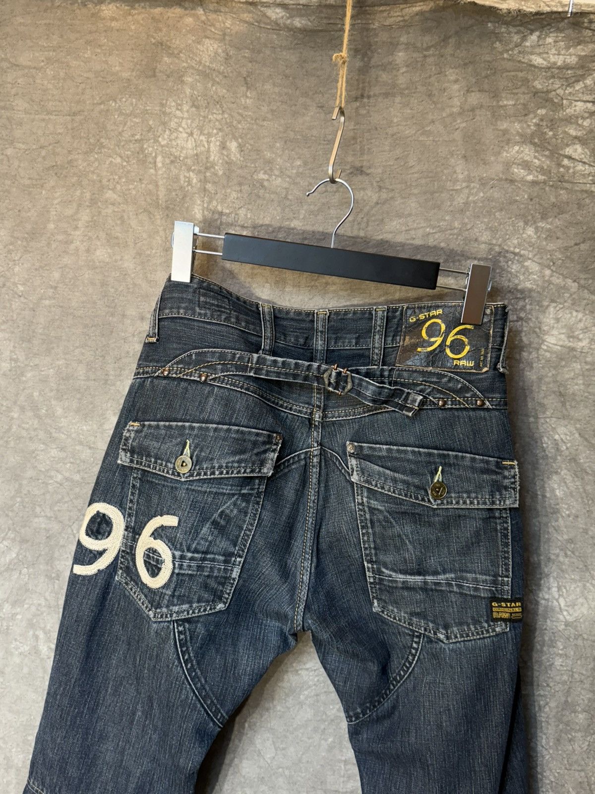 G-Star Rare Vintage G-Star Raw Denim Jeans Avant-Garde Y2K Size US 32 / EU 48 - 2 Thumbnail