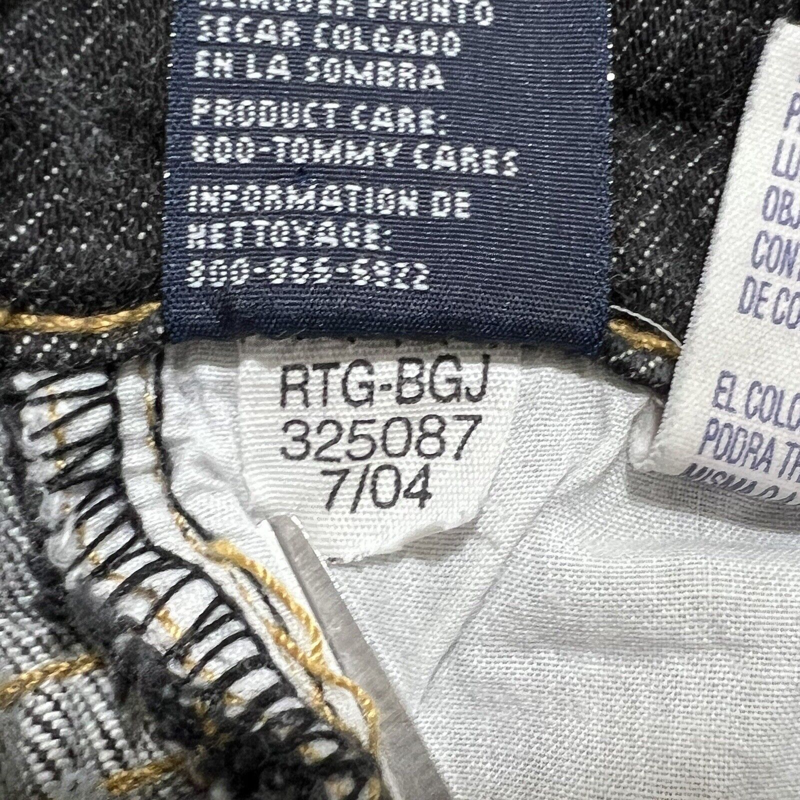 Tommy Hilfiger Vintage Tommy Hilfiger Jeans Flared Leg Gray Y2K Denim 2004 Size 28" / US 6 / IT 42 - 5 Thumbnail