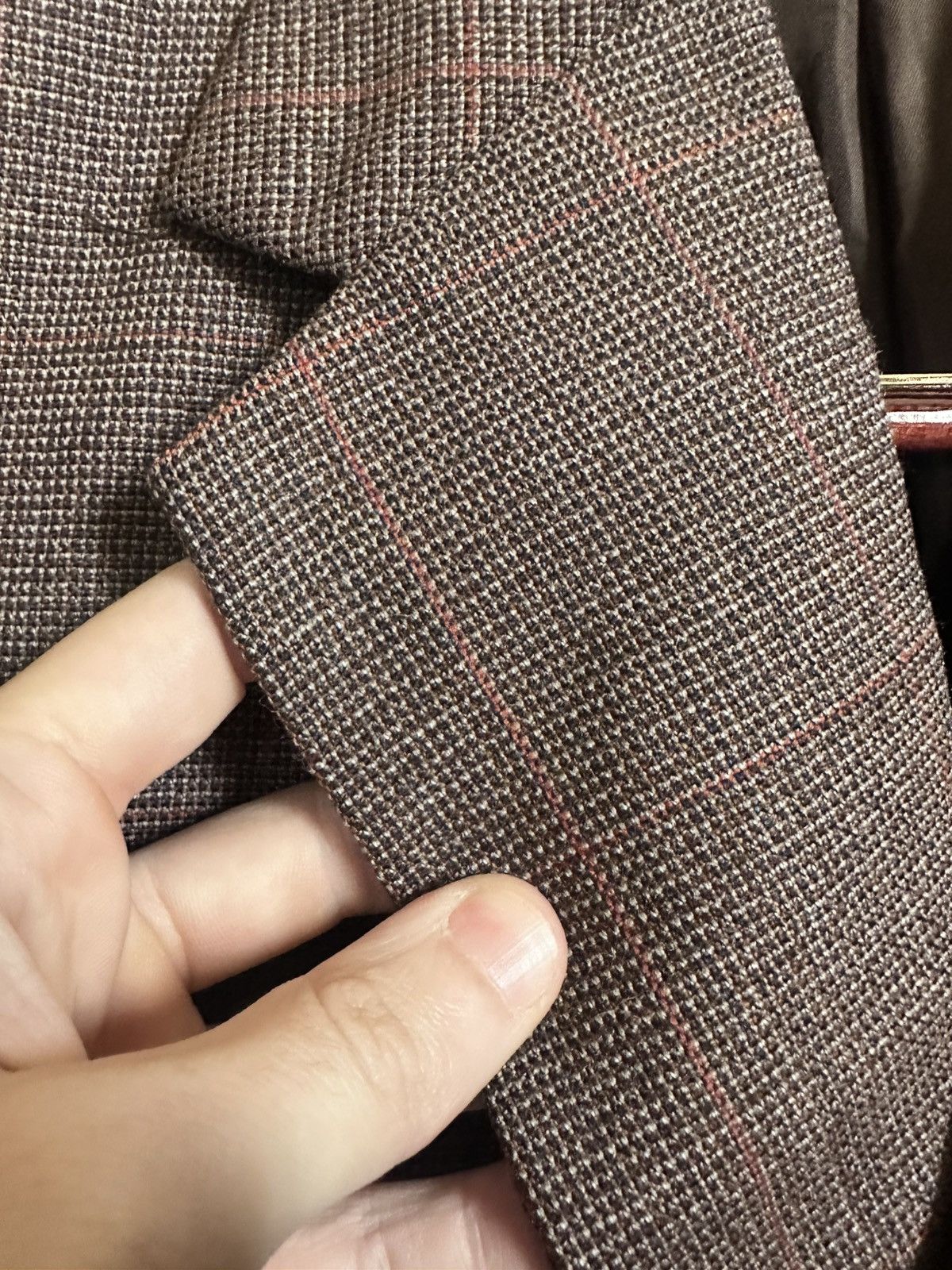 Burton BURTON vintage UK custom tailored check avant garde jacket Size 38R - 3 Thumbnail