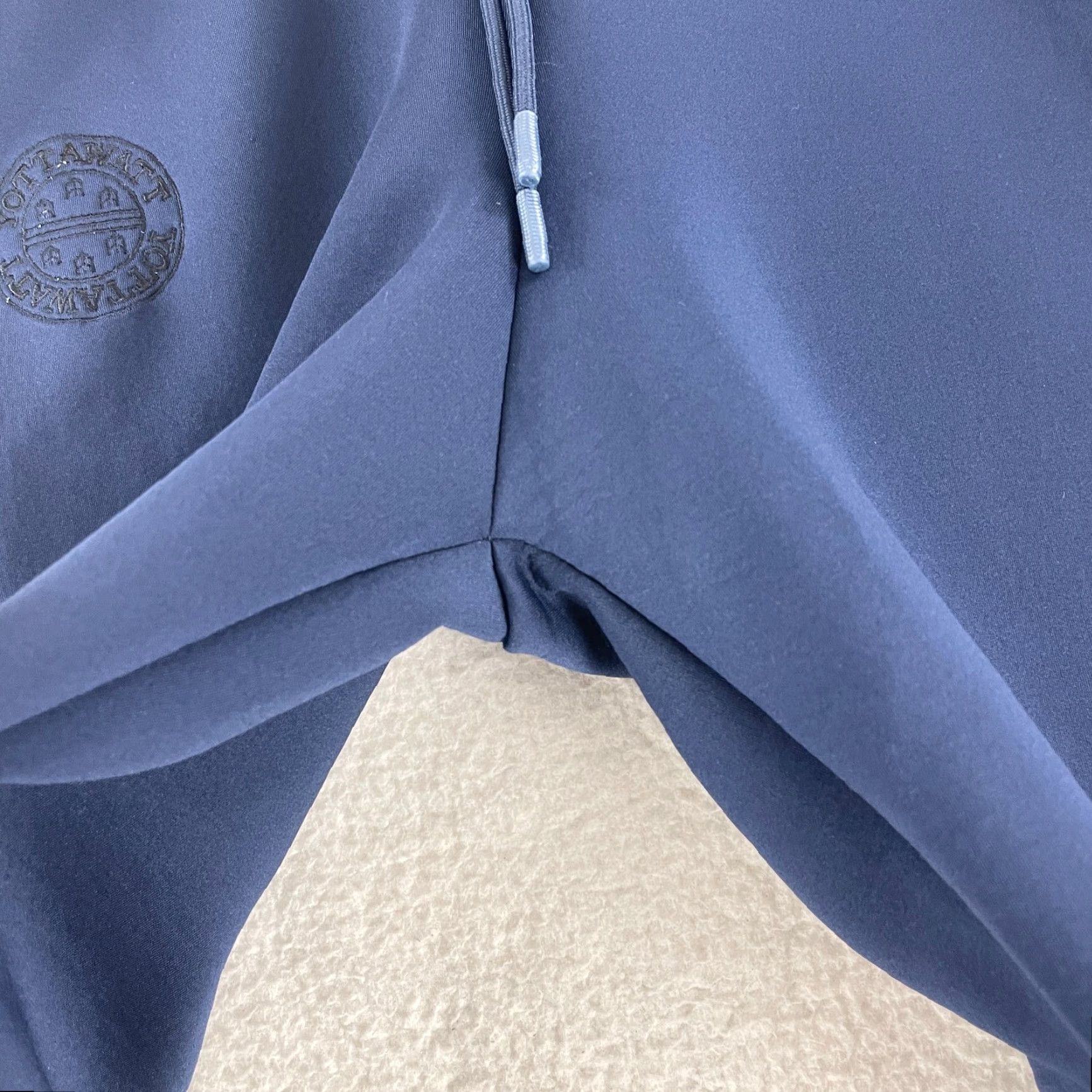 Jordan Brand Nike Jordan Training Game Pants Mens Medium Blue Pull On Drawstring Straight Leg Size US 31 - 6 Thumbnail