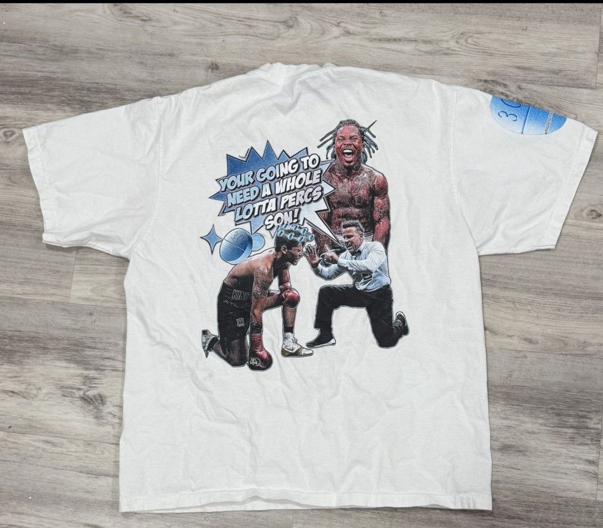 Other Whole Lotta Percs Boxing Tee. Size US XL / EU 56 / 4 - 2 Thumbnail