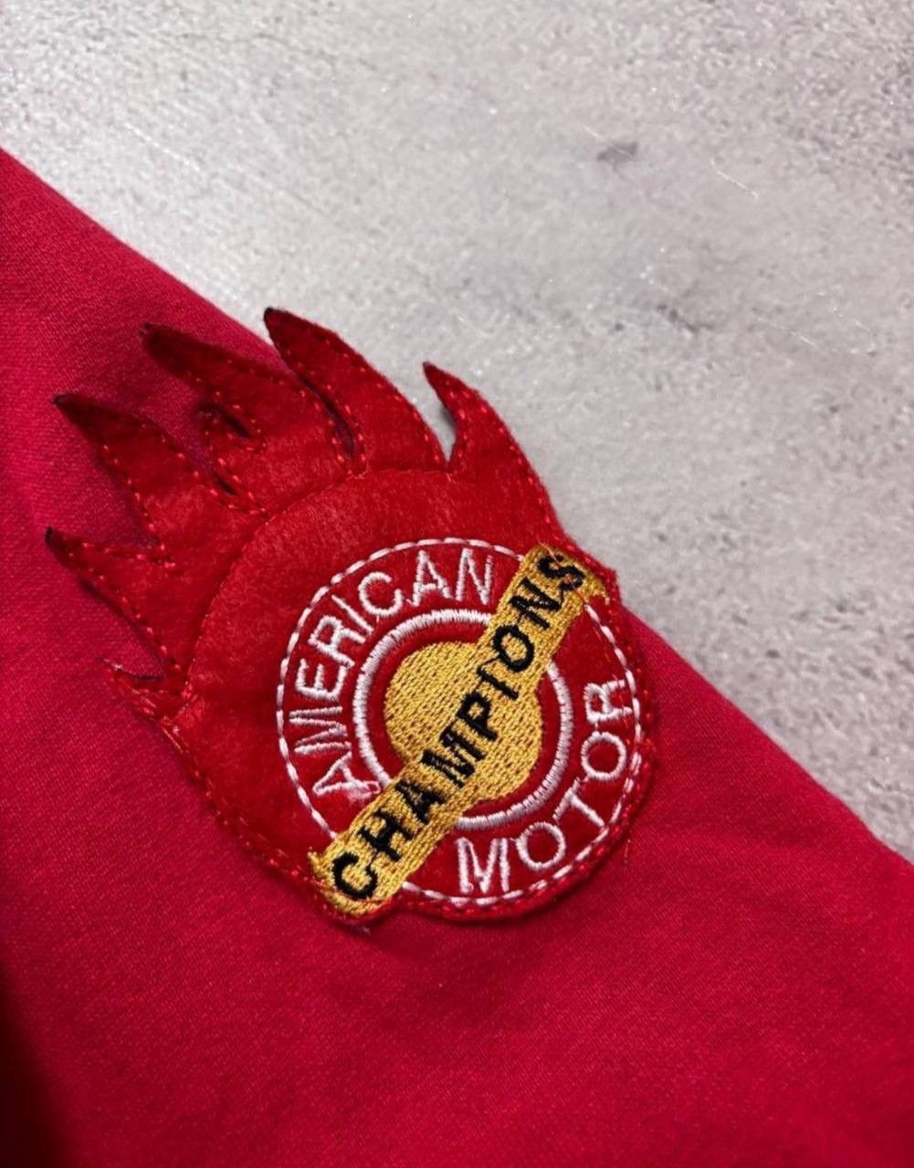 Vintage Vintage Racing Motorcycle red hot hoodie Distressed Size US M / EU 48-50 / 2 - 4 Thumbnail