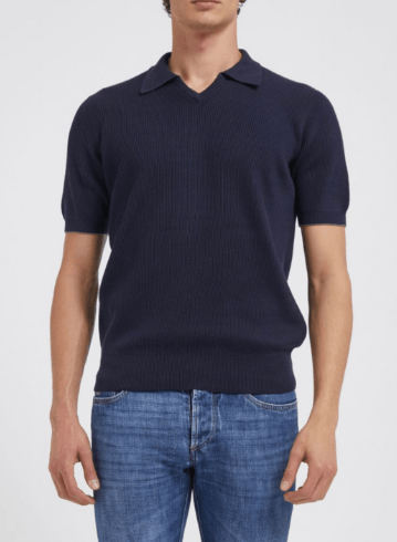 Brunello Cucinelli Polo Sweater in Dark Purple Size US M / EU 48-50 / 2 - 1 Preview