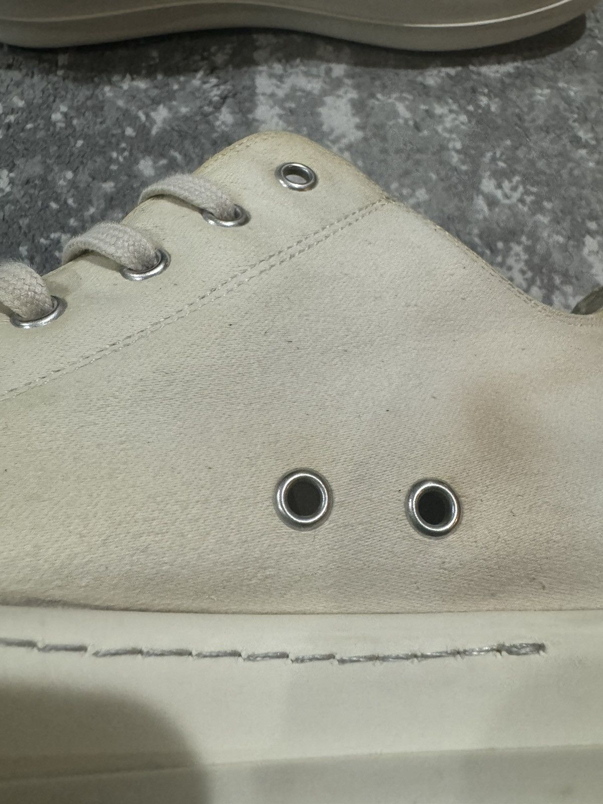 Rick Owens × Rick Owens Drkshdw Rick Owen DRKSHDW Low Top Ramone Size US 11 / EU 44 - 3 Thumbnail