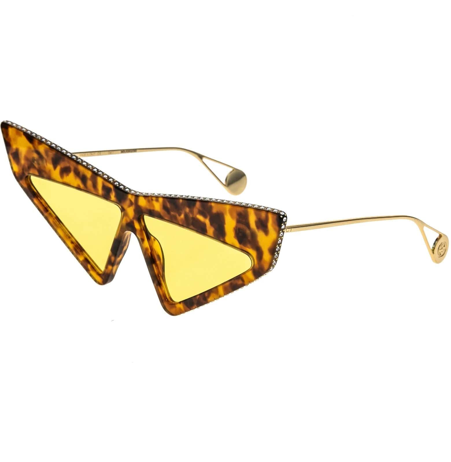 Gucci GUCCI GG0430S Hollywood Forever 0430 Brown Sunglasses 003 Size ONE SIZE - 9 Thumbnail